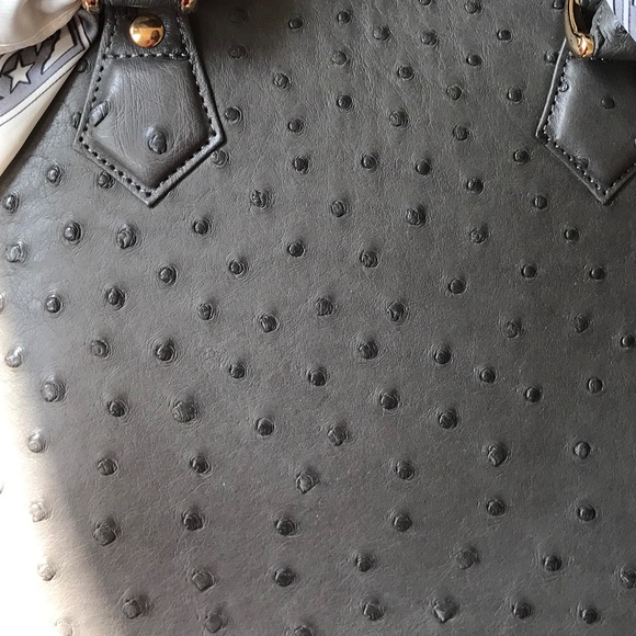 Ostrich leather bag - Picture 7 of 8